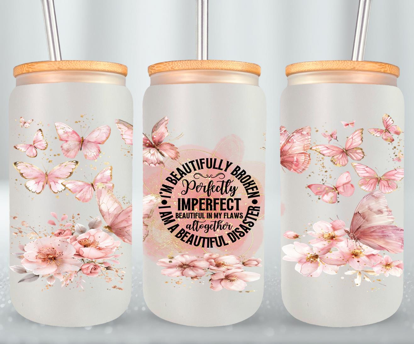 Perfectly Imperfect - glass can