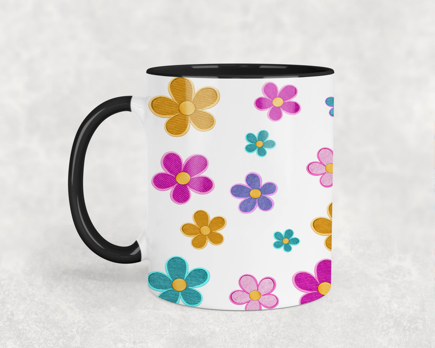 Embroidered Easter Bunny - mugs
