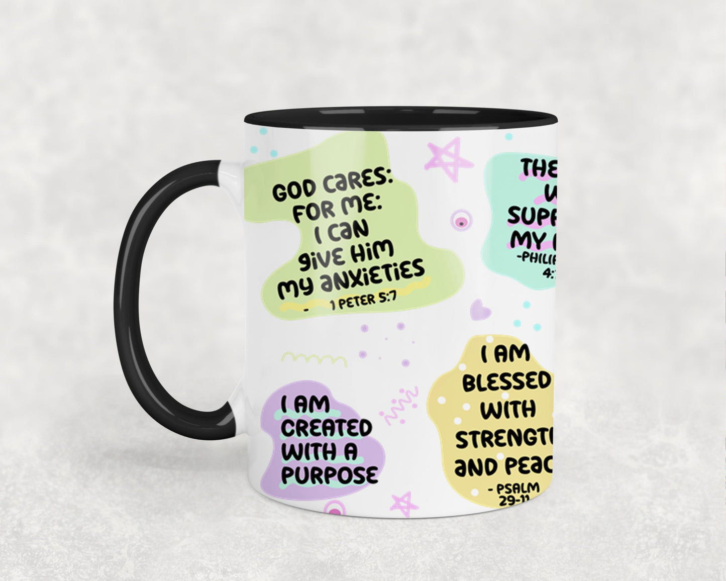 My Daily Bible Affirmation-10215 - mugs