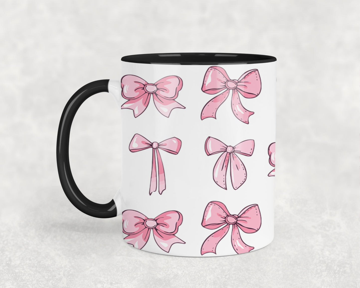 Pink Bow-9993 - mugs
