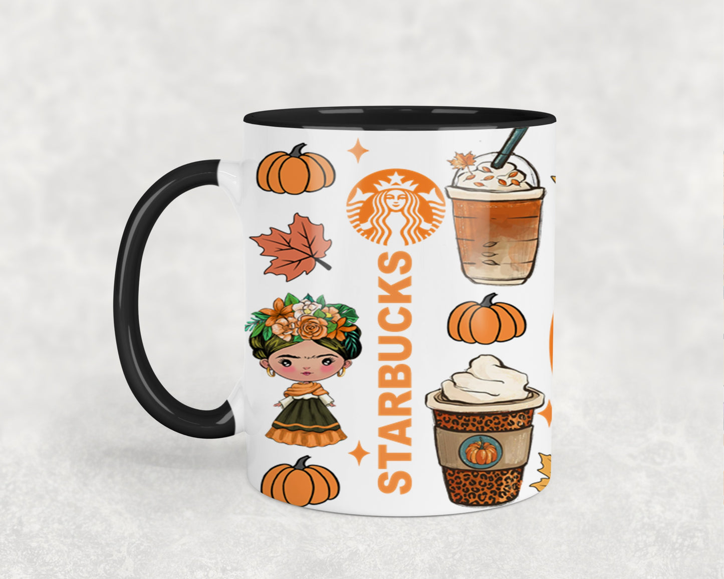 Autumn Mexican Girl-11063 - mugs