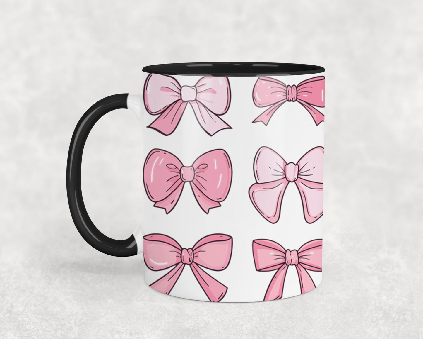 Pink Bow-9990 - mugs