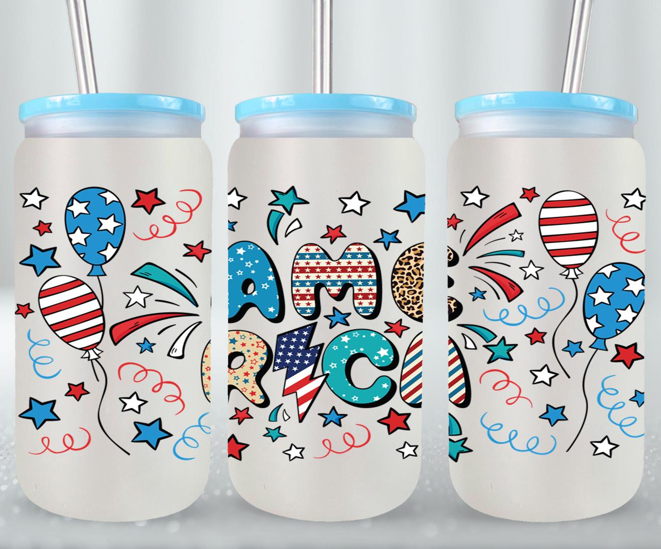 Retro America - glass can