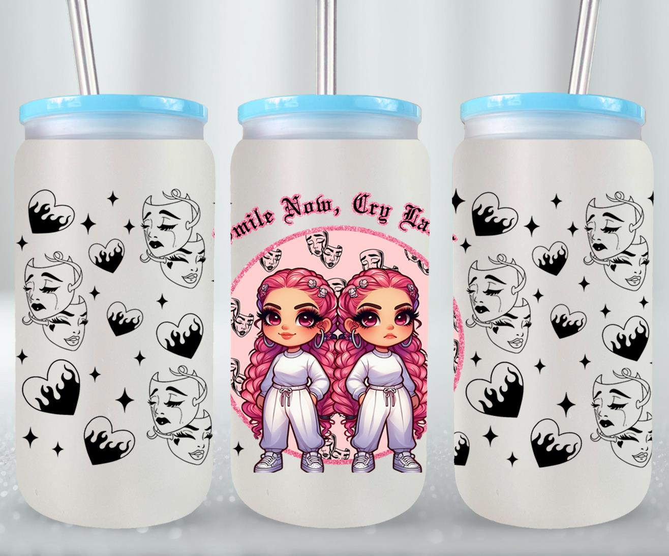Smile Now Cry Later-10170 - glass can