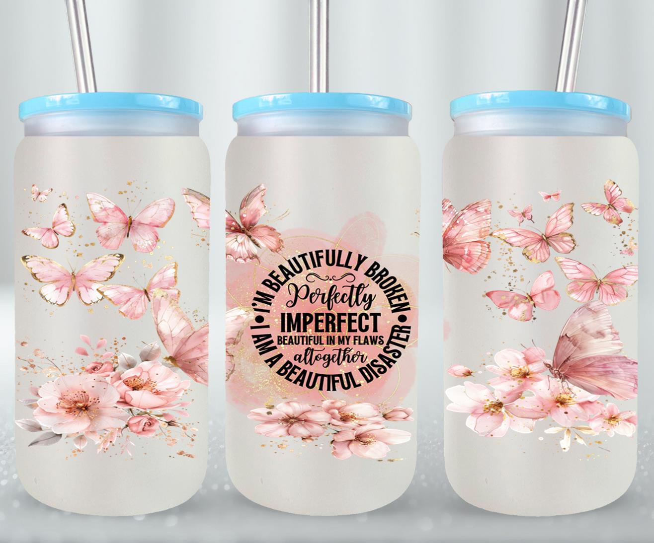 Perfectly Imperfect - glass can