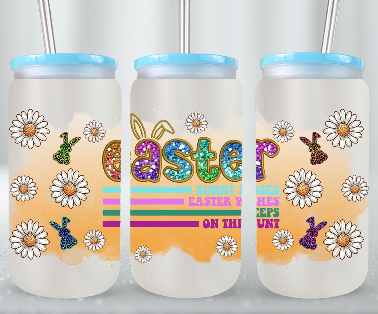 Cartton Easter Day-10283 - glass can