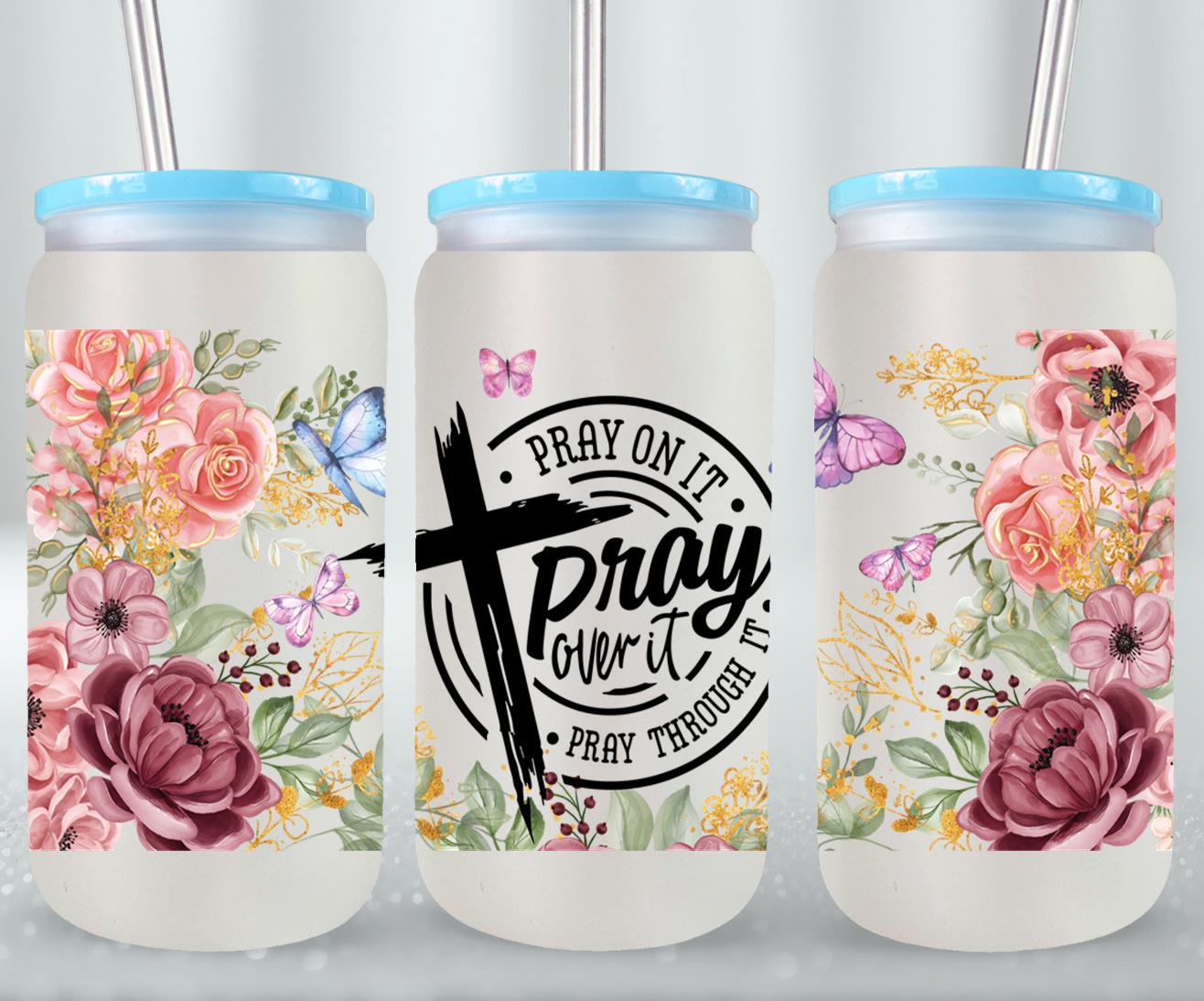 Pray-10222 - glass can