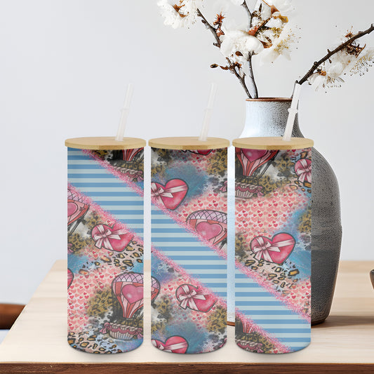 Balloon Heart-10561 - glass can