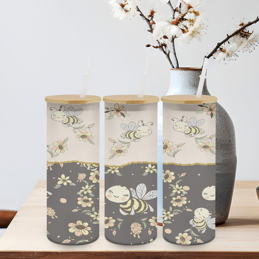 Bee-10563 - glass can