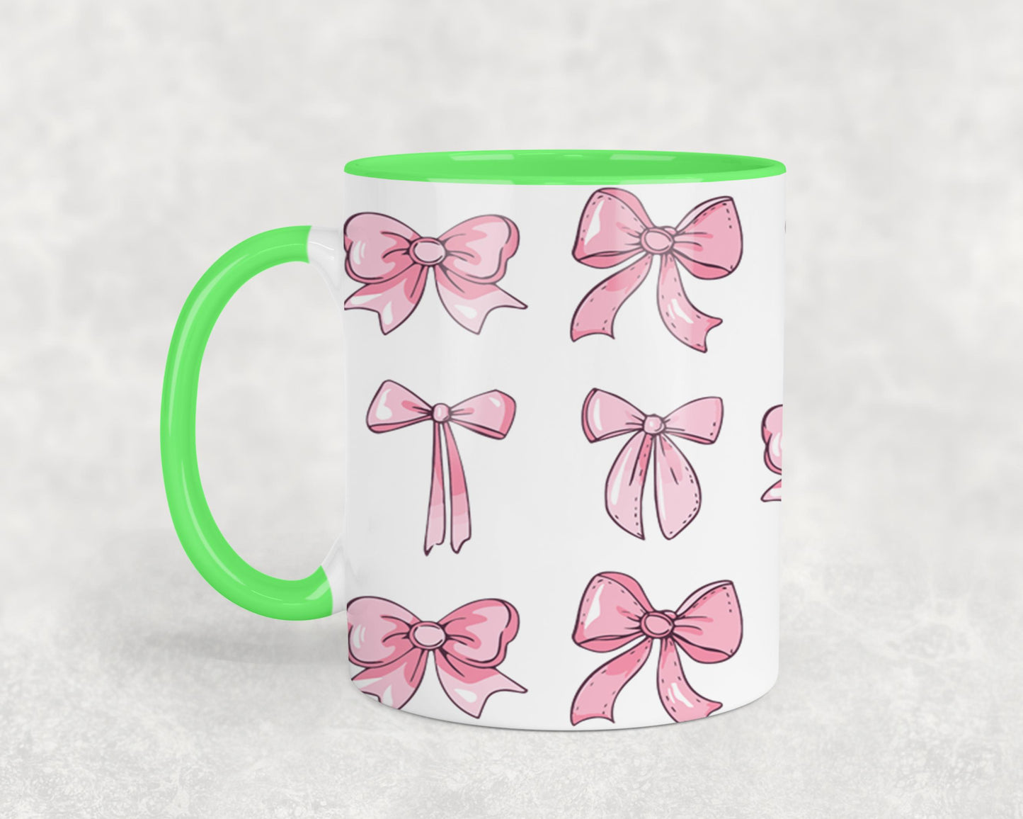 Pink Bow-9993 - mugs