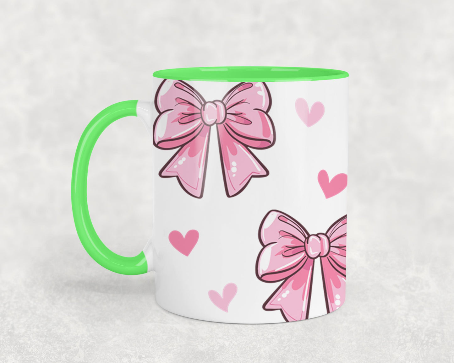 Pink Bow-9988 - mugs
