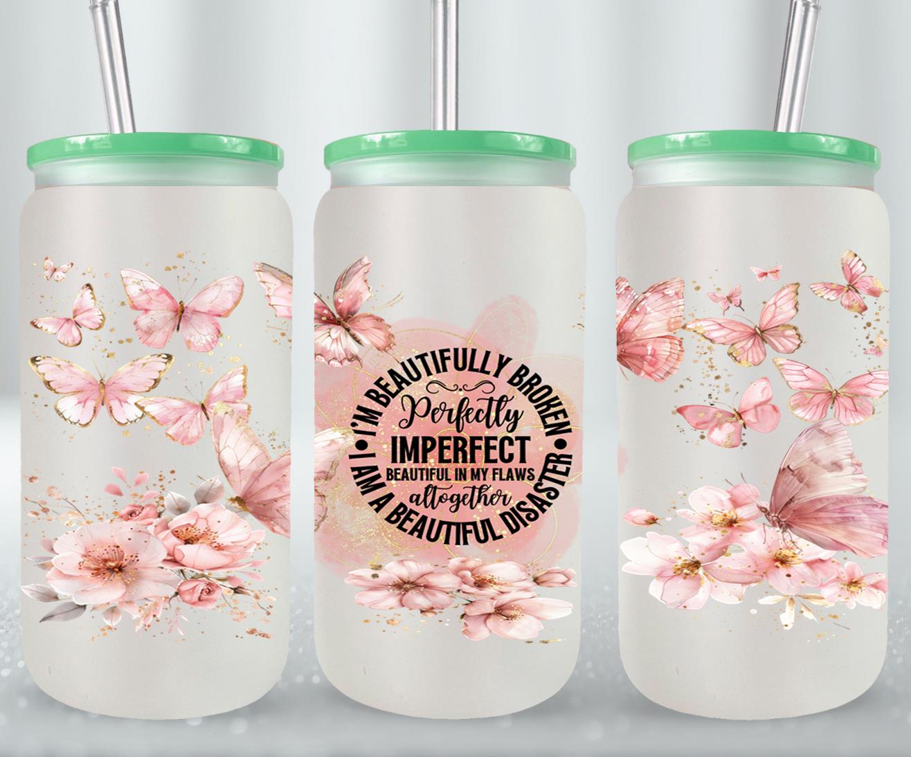 Perfectly Imperfect - glass can