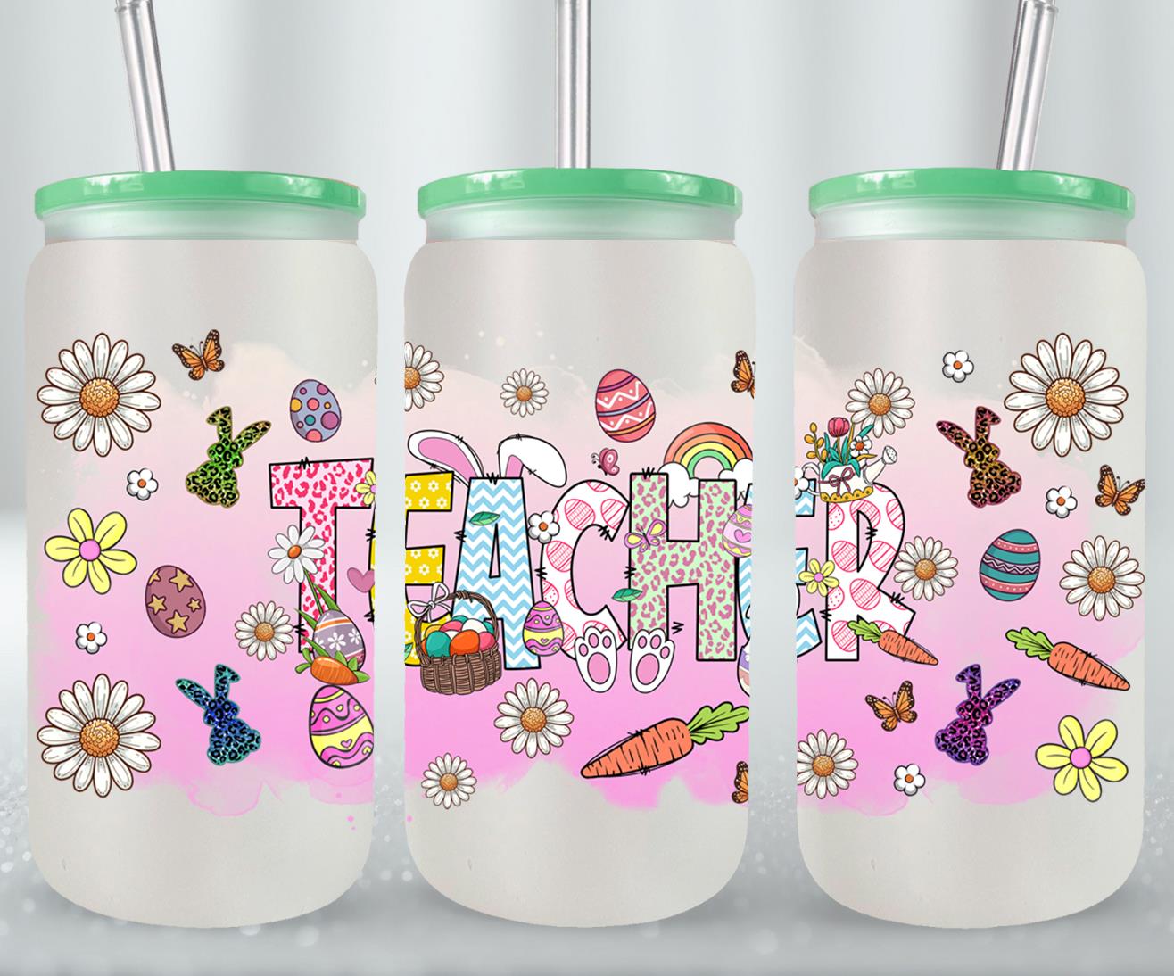 Teacher Easter Day-10452 - glass can