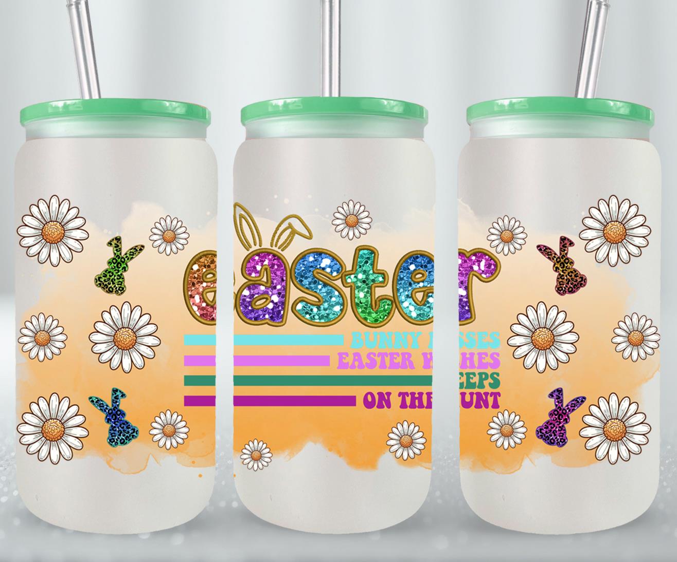 Cartton Easter Day-10283 - glass can