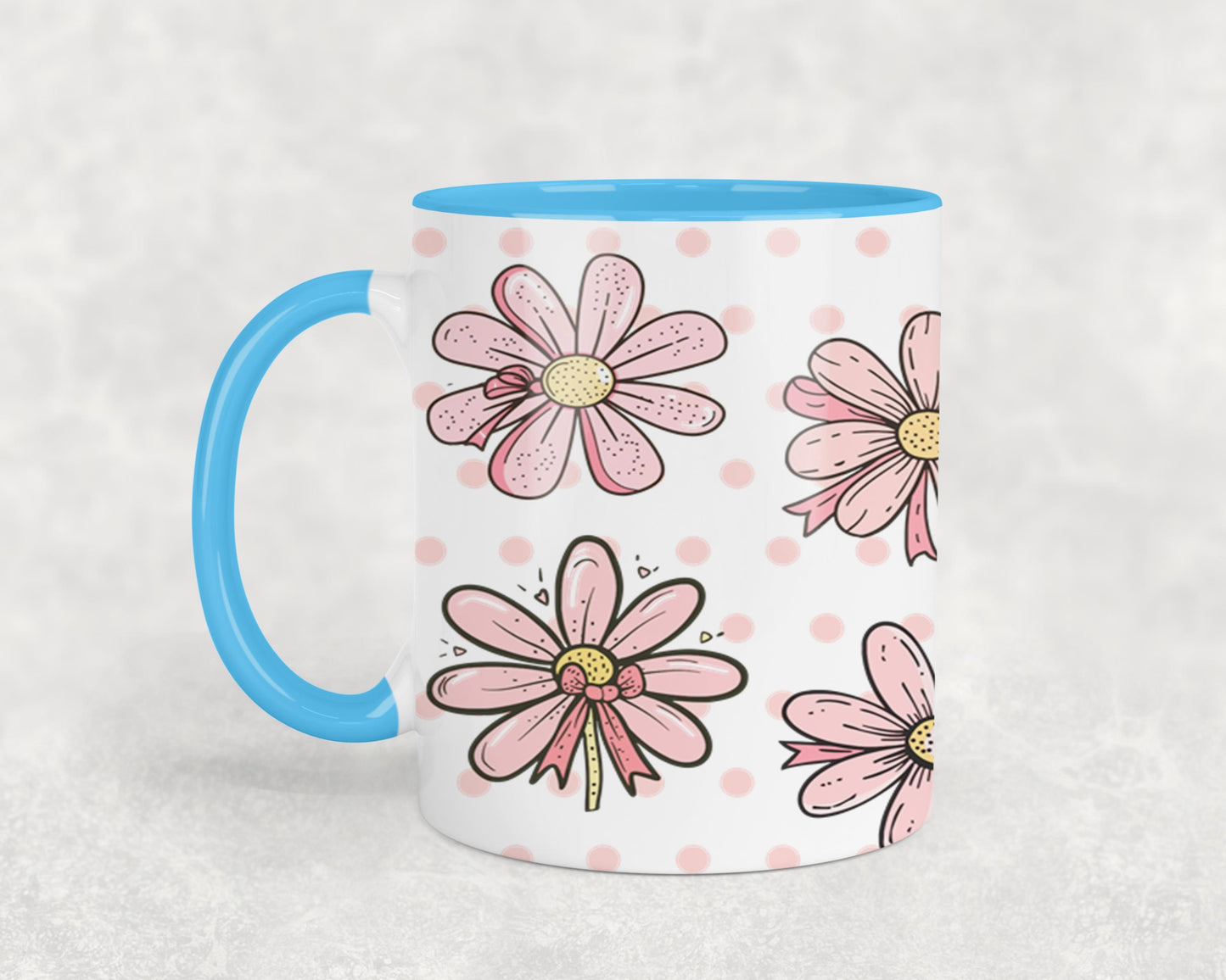 Pink Bow-9991 - mugs