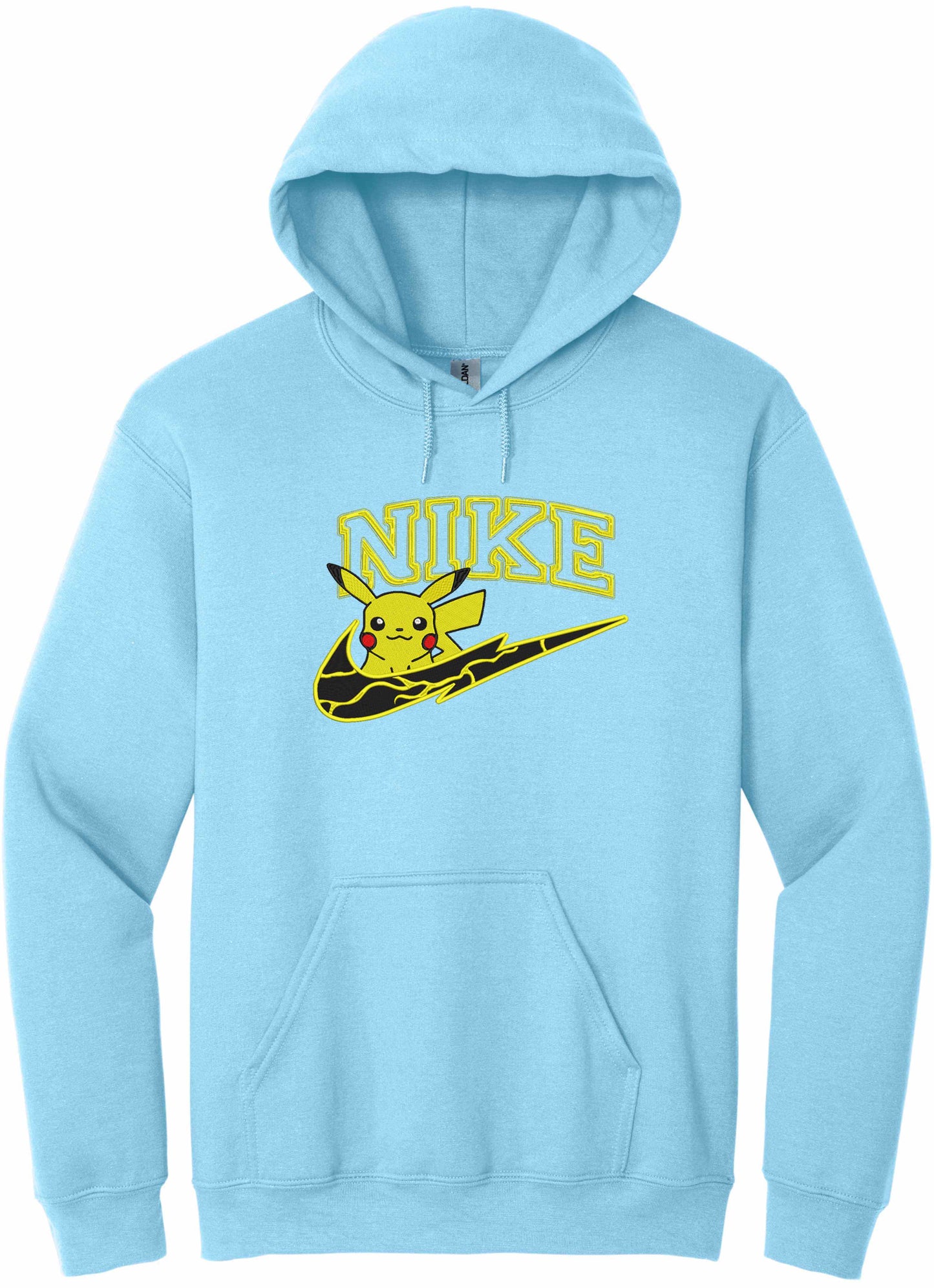 Pikachu Embroidered Logo - hoodie