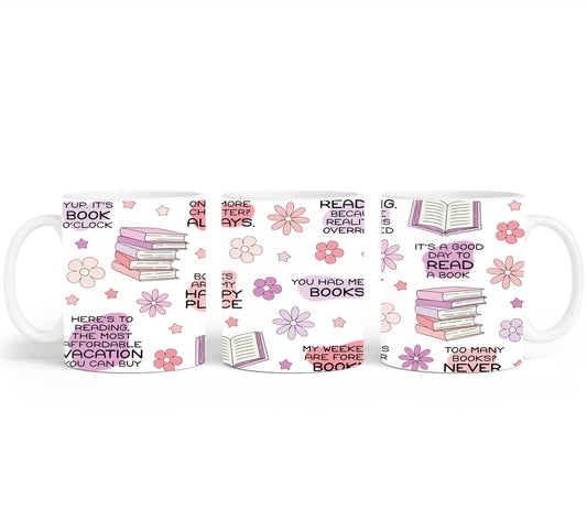 Floral Book Affirmation FULL-9975 - mugs