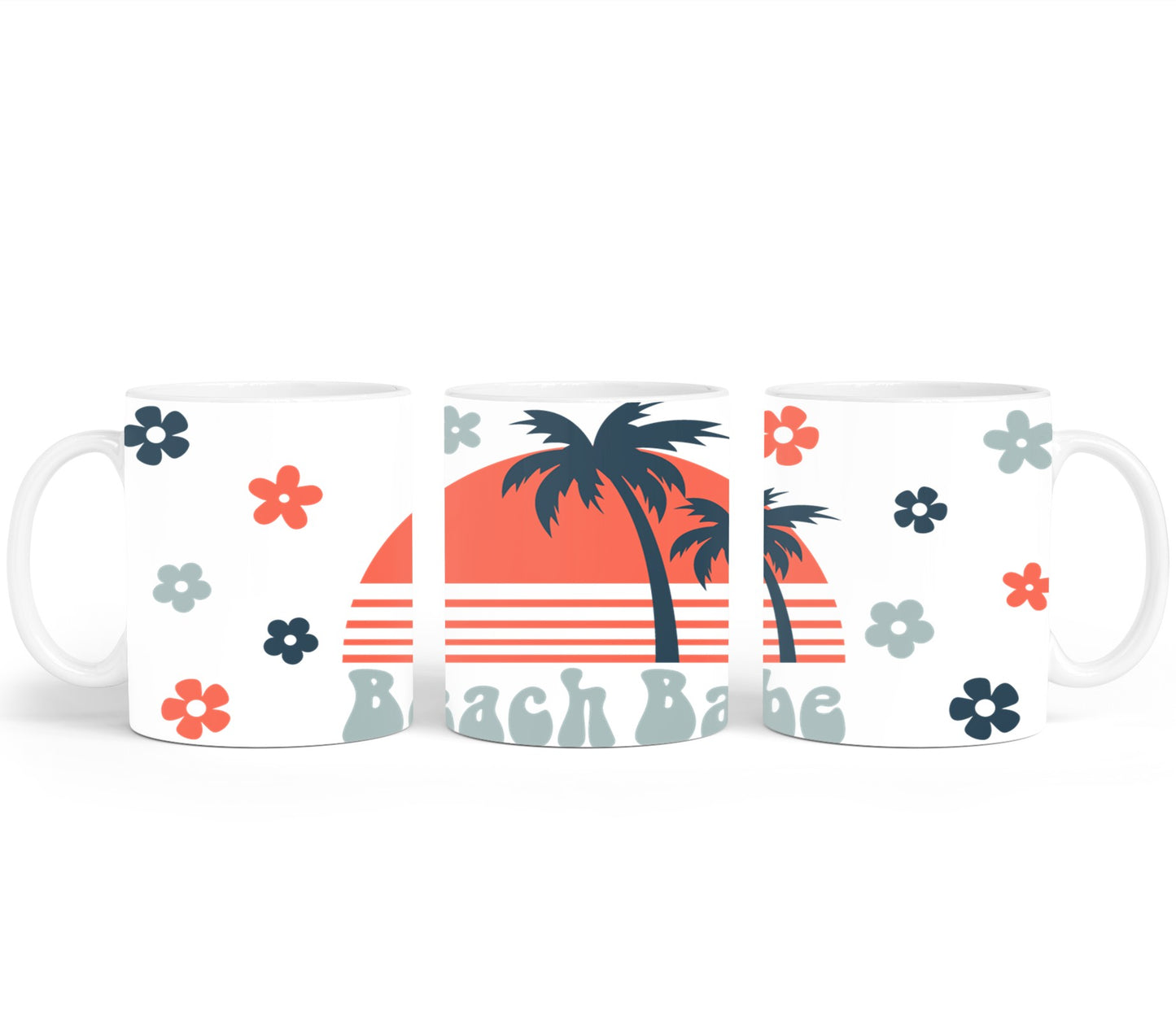 Beach Babe Retro Summer-10676 - mugs