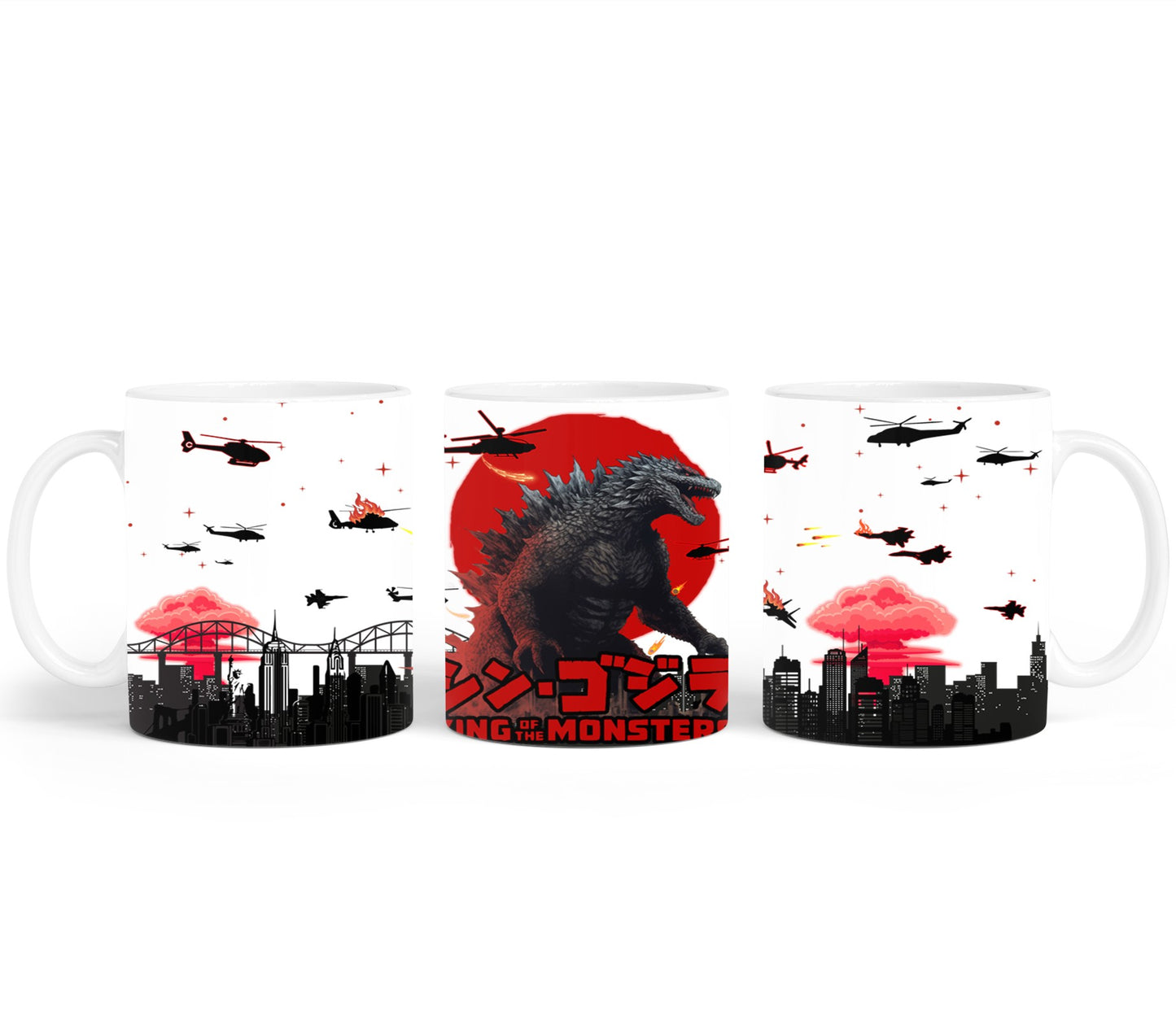 Godzilla - mugs