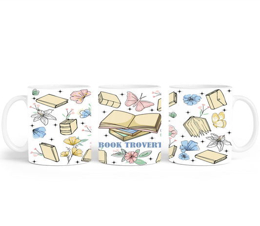 Boho Book Trovert Reading Lover-9967 - mugs