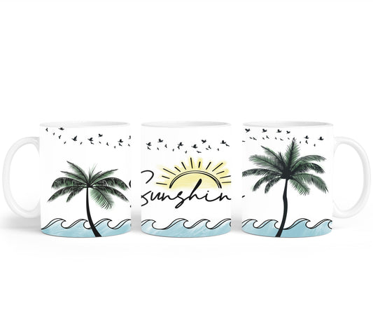 Sunshine Palm Trees-10690 - mugs