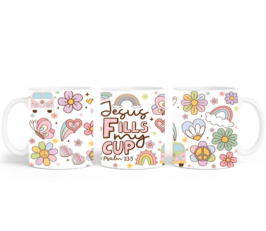 Jesus Fells My Cup-10208 - mugs