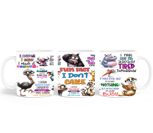 Fun Fact I Don?t Care-9889 - mugs