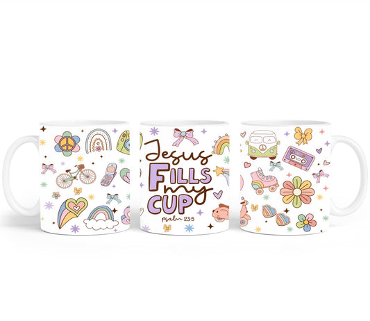 Jesus Fells My Cup-10209 - mugs