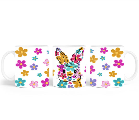 Embroidered Easter Bunny-10349 - mugs