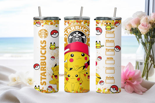 Pikachu Starbucks-8610 - tumbler