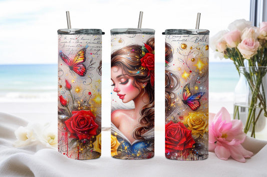 Princess Belle-9316 - tumbler