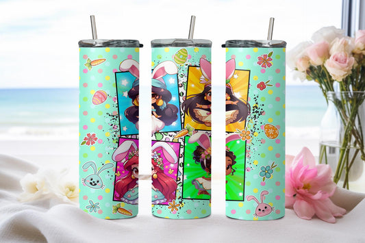Jasmine, Pocahontas, Tiana, Ariel-8920 - tumbler