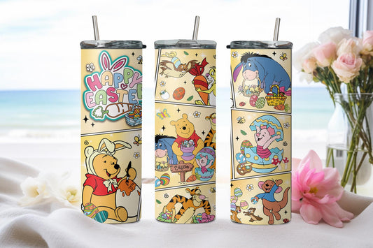 Happy Easter Bear and Friends-9081 - tumbler