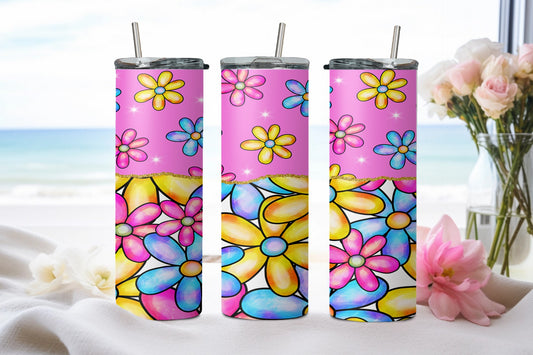 Bubble Gum FLowers-10566 - tumbler
