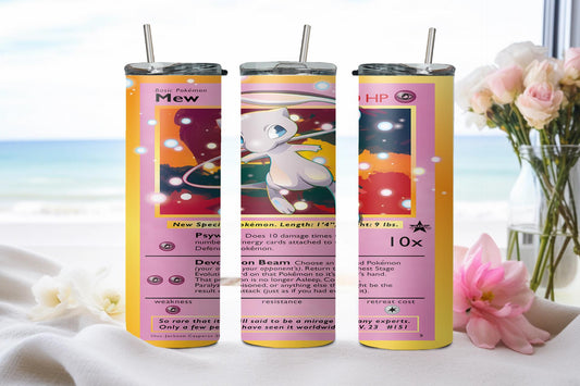Pokemon Mew Card-8043 - tumbler