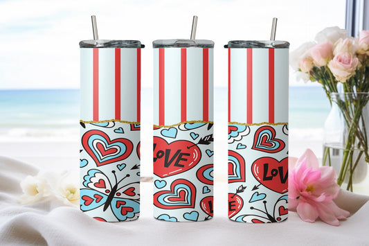 Heart Love Lines-10586 - tumbler