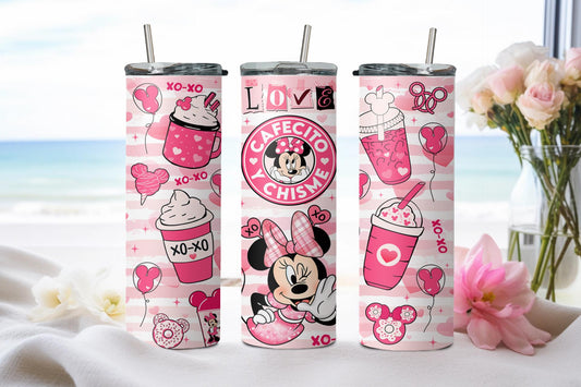 Love Cafecito y Chisme Mousy Girl-8804 - tumbler