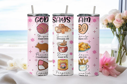 God Says I Am-8429 - tumbler