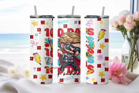 100 Days of School-8789 - tumbler