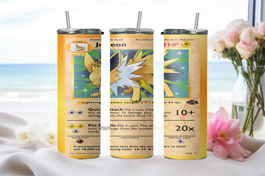 Pokemon Jolteon Card-8042 - tumbler