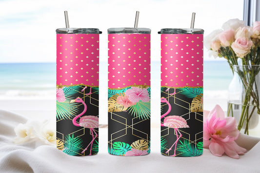 Flamingo Black-10573 - tumbler