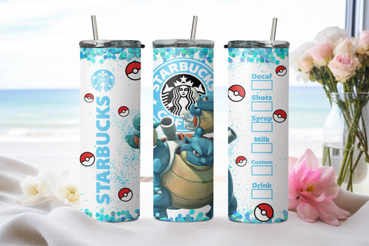 Blastoise Starbucks-8604 - tumbler
