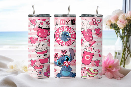 Love Cafecito y Chisme Alien-8808 - tumbler