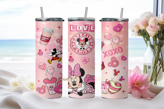 Love Cafecito y Chisme Mousy Girl-8806 - tumbler