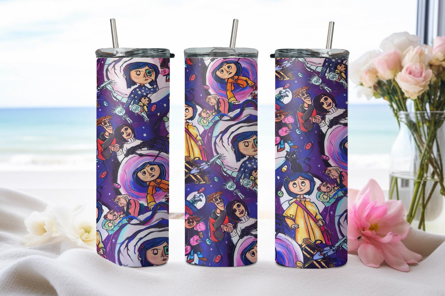 Coral Button-9086 - tumbler
