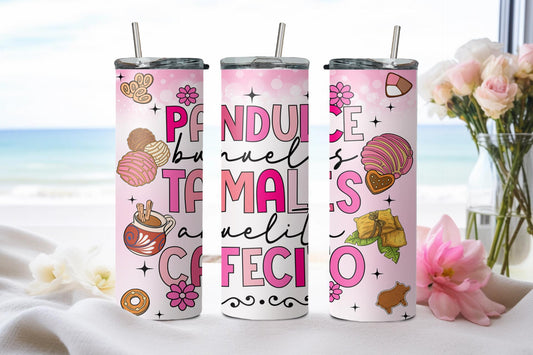 Pan Dulce Bunuelos Tamales Abuelita Cafecito-8430 - tumbler
