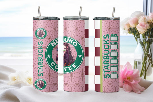 Demon Anime Coffee-8618 - tumbler