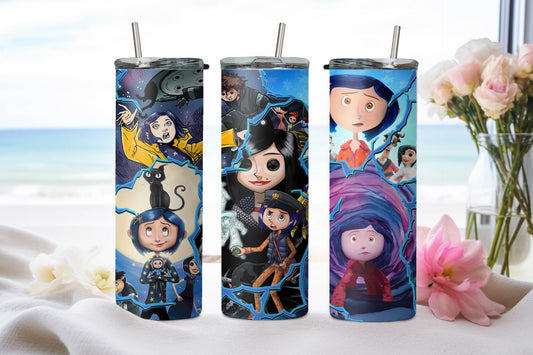 Coral Button-9089 - tumbler