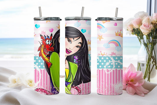 Princess Mulan-9397 - tumbler