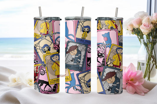 Coral Button-9087 - tumbler